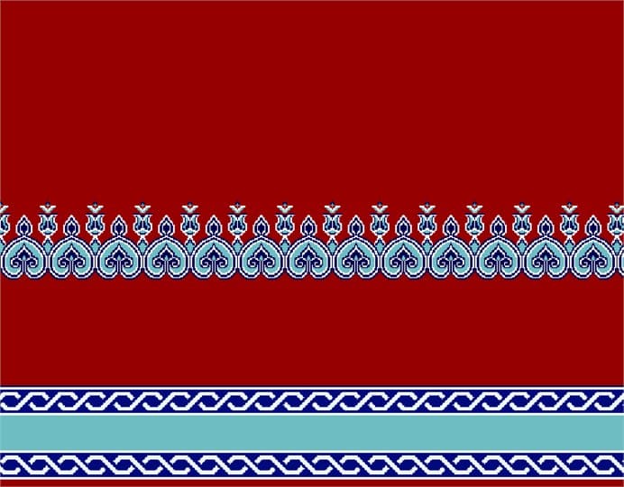 YE-kirmizi (Yün cami halısı)