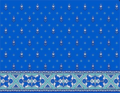 YS-mavi (Yün cami halısı)